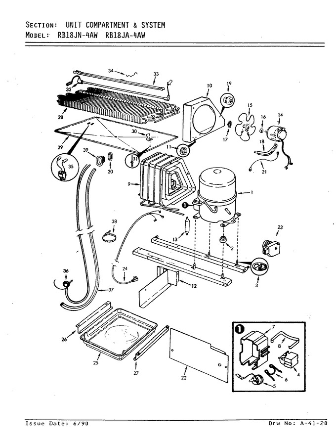 Diagram for RB18JA-4AW (BOM: 9A32A)
