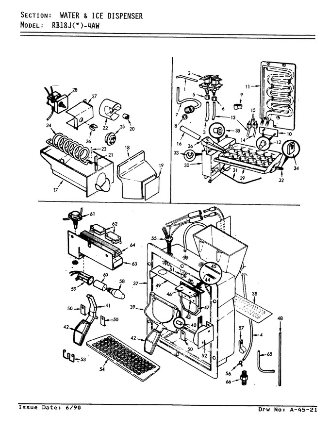 Diagram for RB18JN-4AW (BOM: 9A32B)