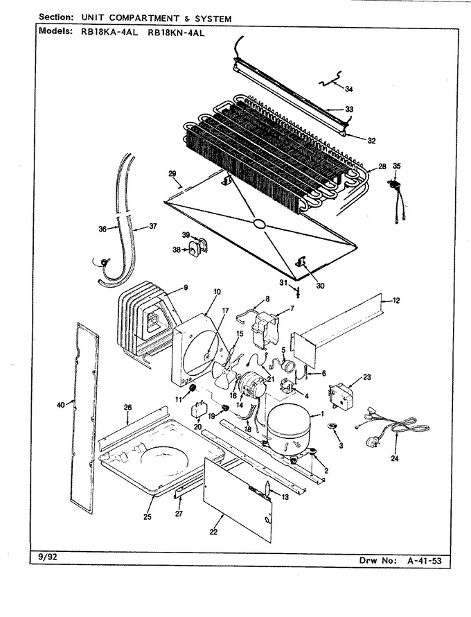 Diagram for RB18KN-4AL (BOM: BG44C)