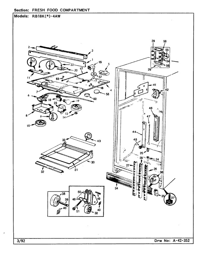 Diagram for RB18KA-4AW (BOM: BG43A)
