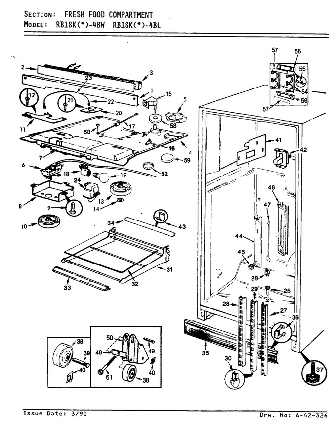 Diagram for RB18KN-4BW (BOM: BG46A)