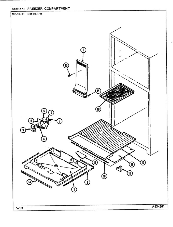 Diagram for RB190PW (BOM: DE70A)