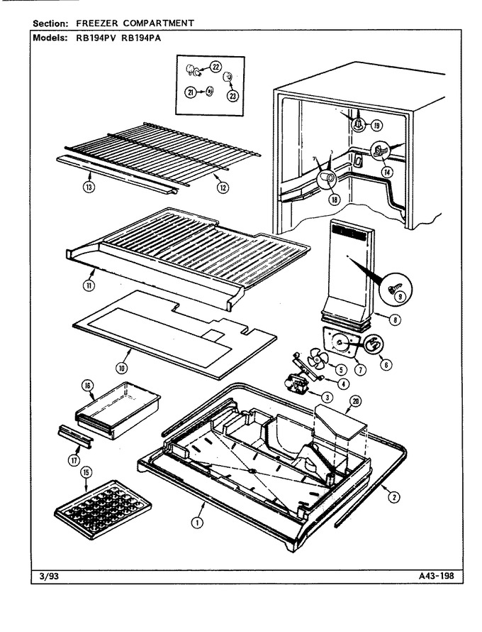 Diagram for RB194PA (BOM: DE76A)