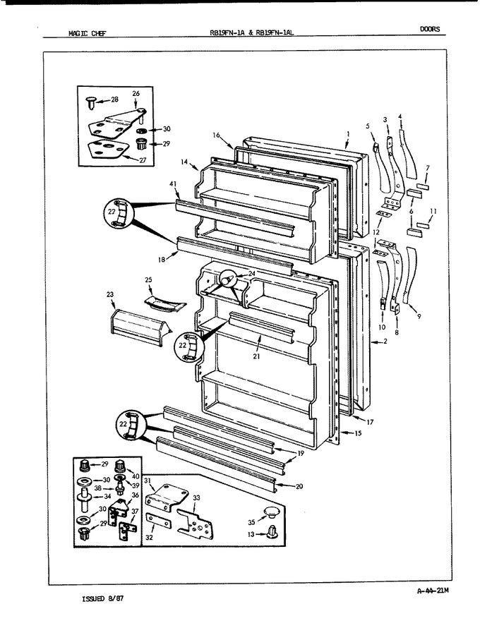 Diagram for RB19FY-1AL (BOM: 7C17B)