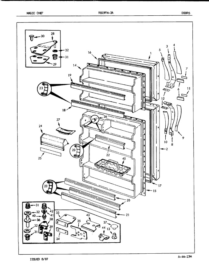 Diagram for RB19FA-2AL (BOM: 7C18B)