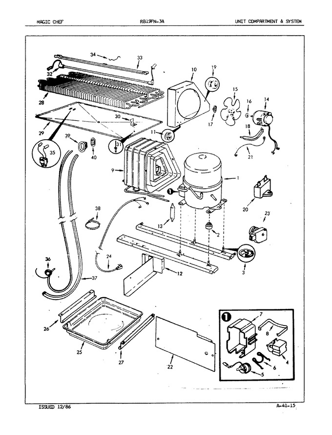 Diagram for RB19FY-3A (BOM: 5E77A)