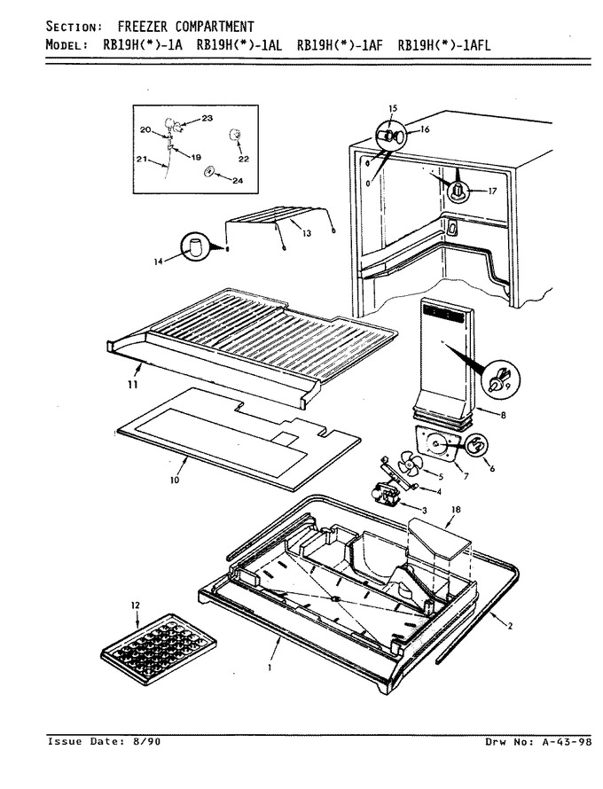 Diagram for RB19HN-1AL (BOM: 9B56A)