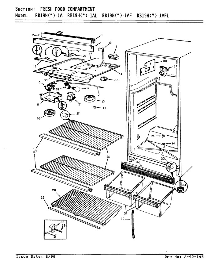 Diagram for RB19HA-1AL (BOM: 9B56A)