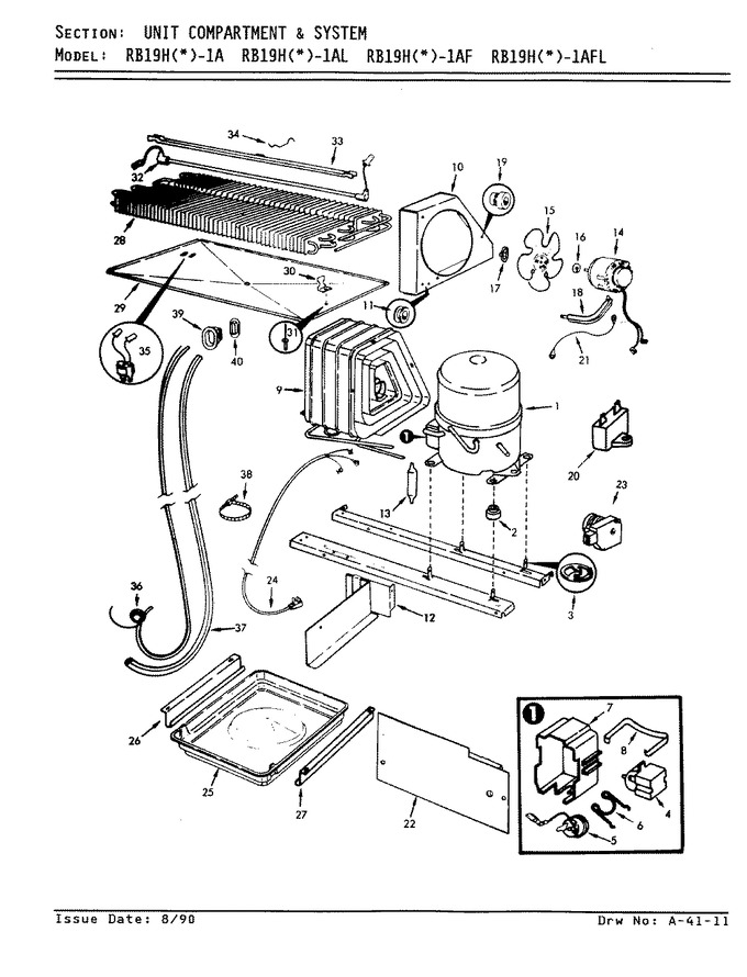 Diagram for RB19HN-1AL (BOM: 9B56A)