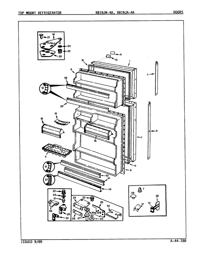 Diagram for RB19JA-4A (BOM: 9A22C)