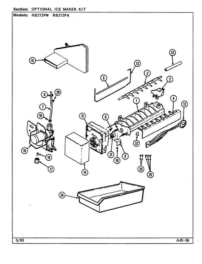 Diagram for RB212PW (BOM: DD75A)