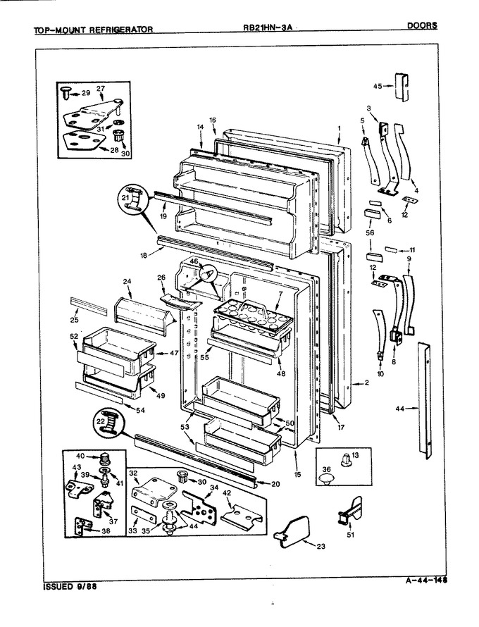 Diagram for RB21HA-3A (BOM: 8C74A)