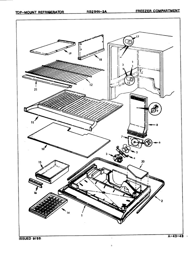Diagram for RB21HY-3A (BOM: 8C74A)