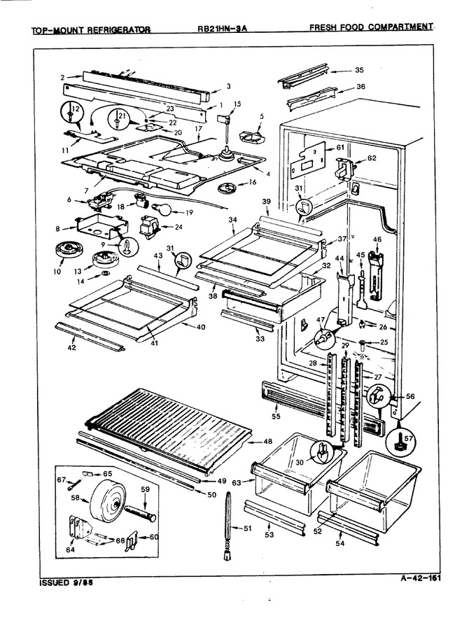 Diagram for RB21HA-3A (BOM: 8C74A)