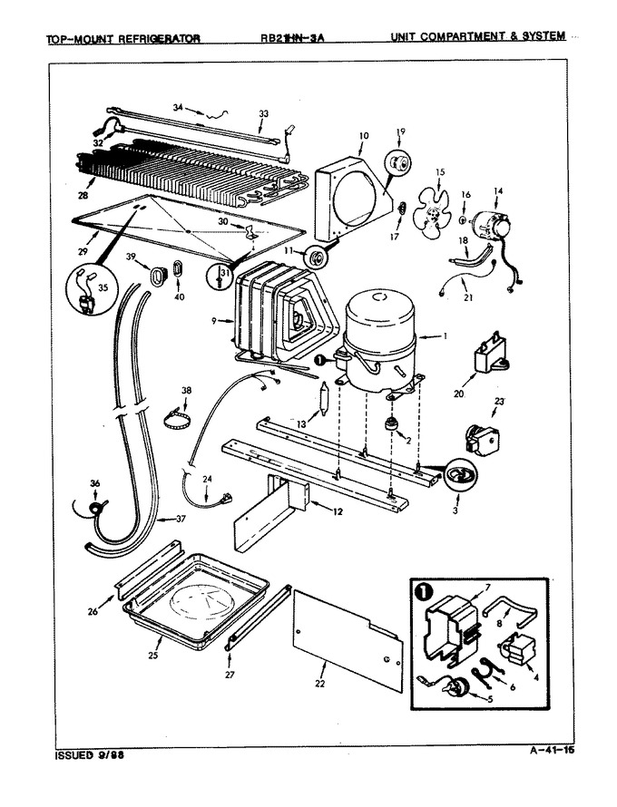 Diagram for RB21HA-3A (BOM: 8C74A)