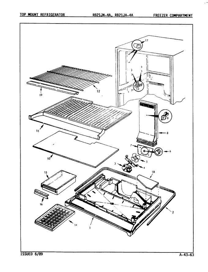 Diagram for RB21JA-4A (BOM: 9A23C)