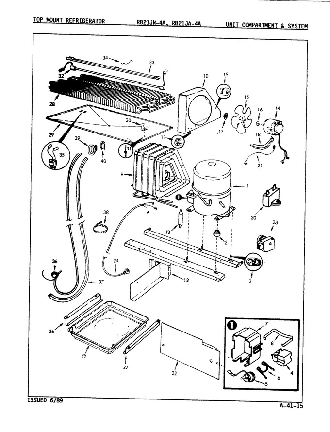 Diagram for RB21JA-4A (BOM: 9A23C)