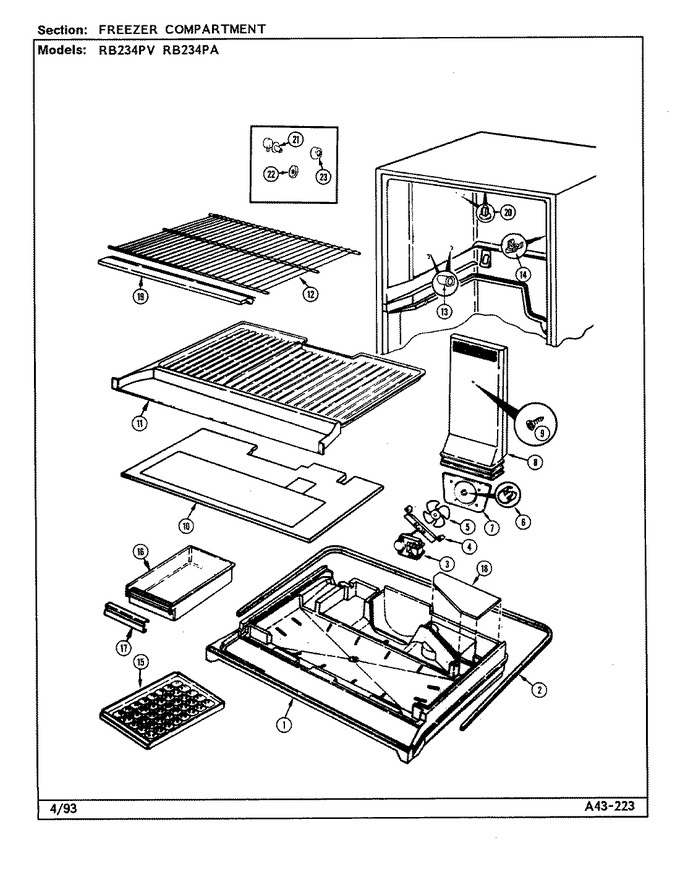 Diagram for RB234PV (BOM: DD86A)