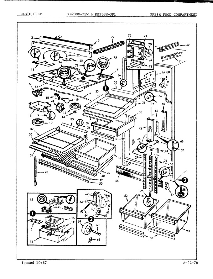 Diagram for RB23GN-3PL (BOM: 7B23B)