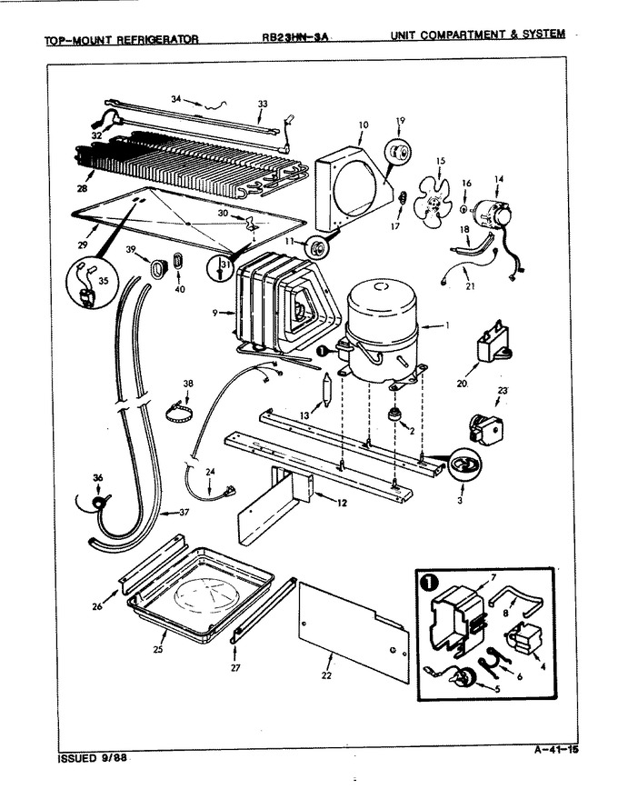 Diagram for RB23HY-3A (BOM: 8C70A)