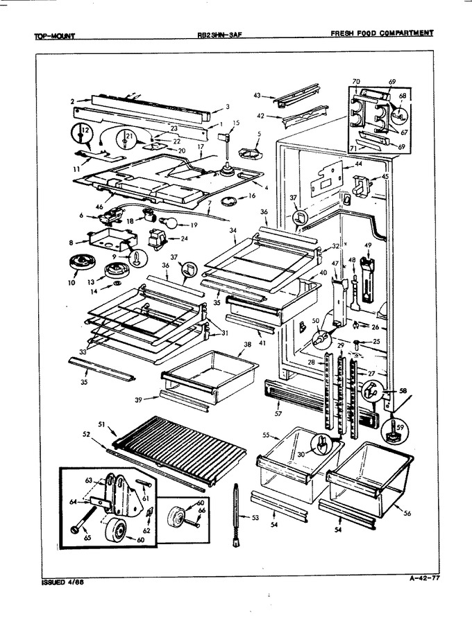 Diagram for RB23HA-3AF (BOM: 7D30A)
