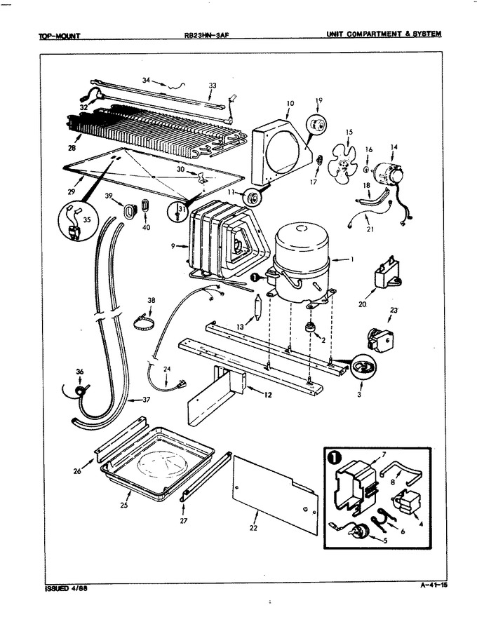 Diagram for RB23HA-3AF (BOM: 7D30A)
