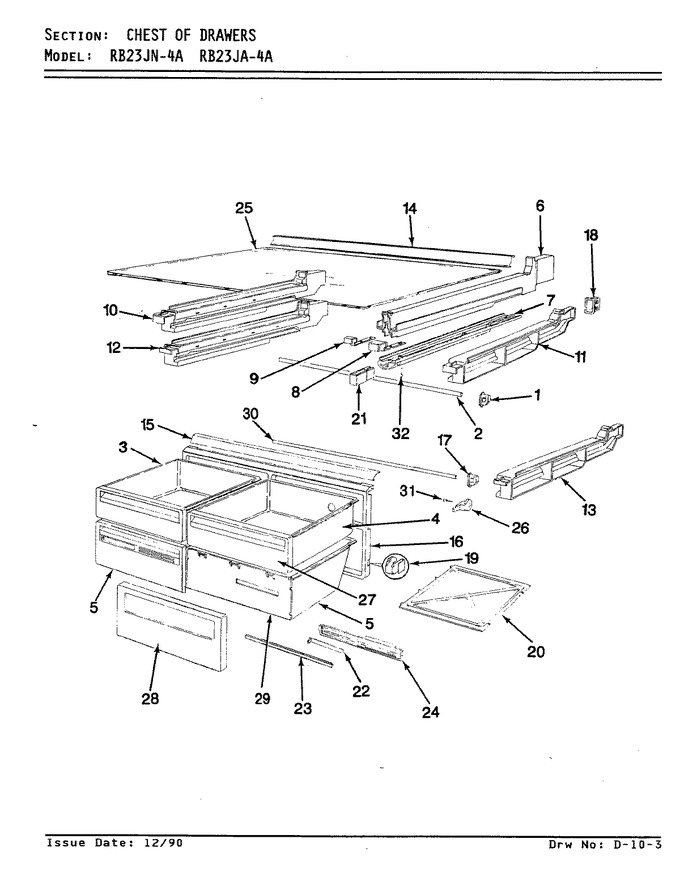 Diagram for RB23JA-4A (BOM: 9A26C)