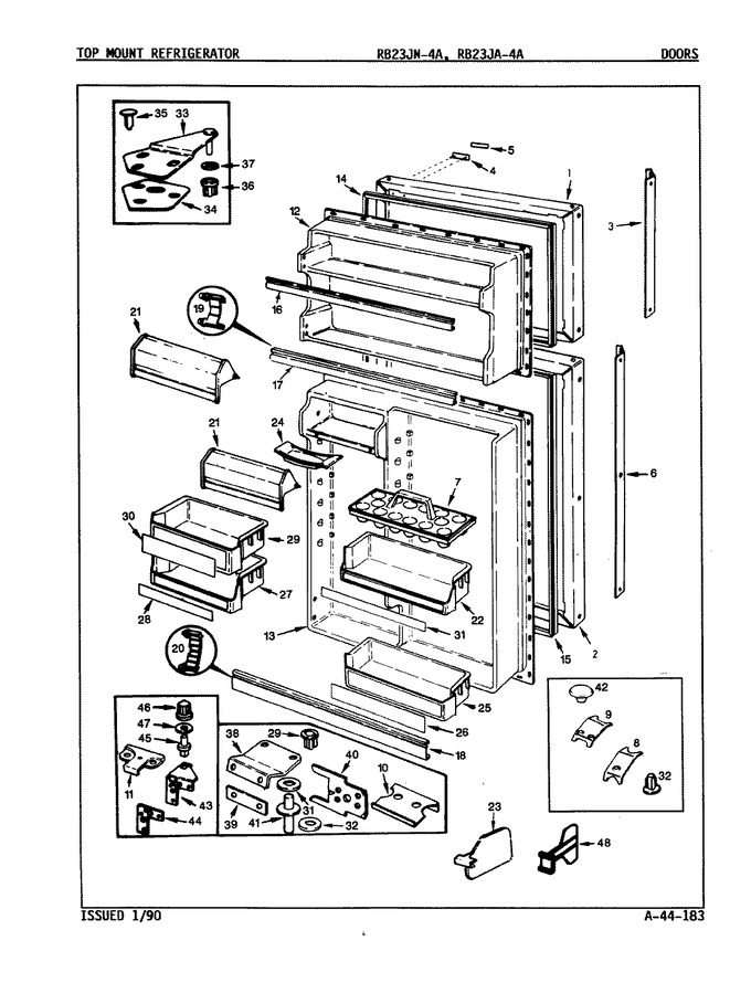 Diagram for RB23JN-4A (BOM: 9A25A)