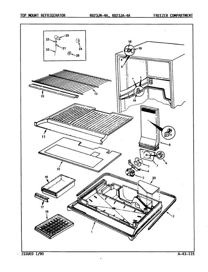 Diagram for RB23JN-4A (BOM: 9A25A)