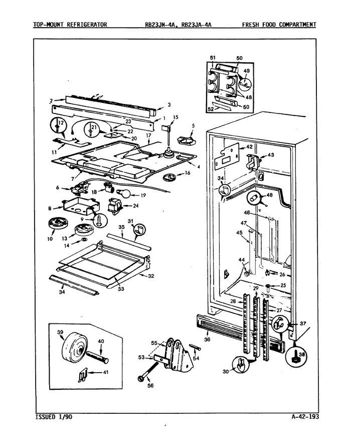 Diagram for RB23JN-4A (BOM: 9A25A)