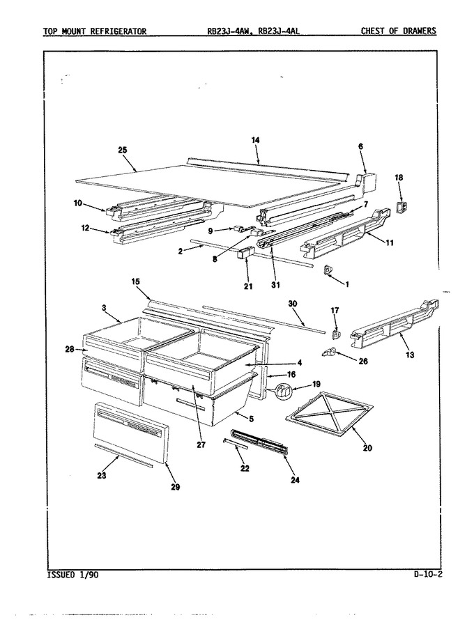 Diagram for RB23JN-4AL (BOM: 9A35B)