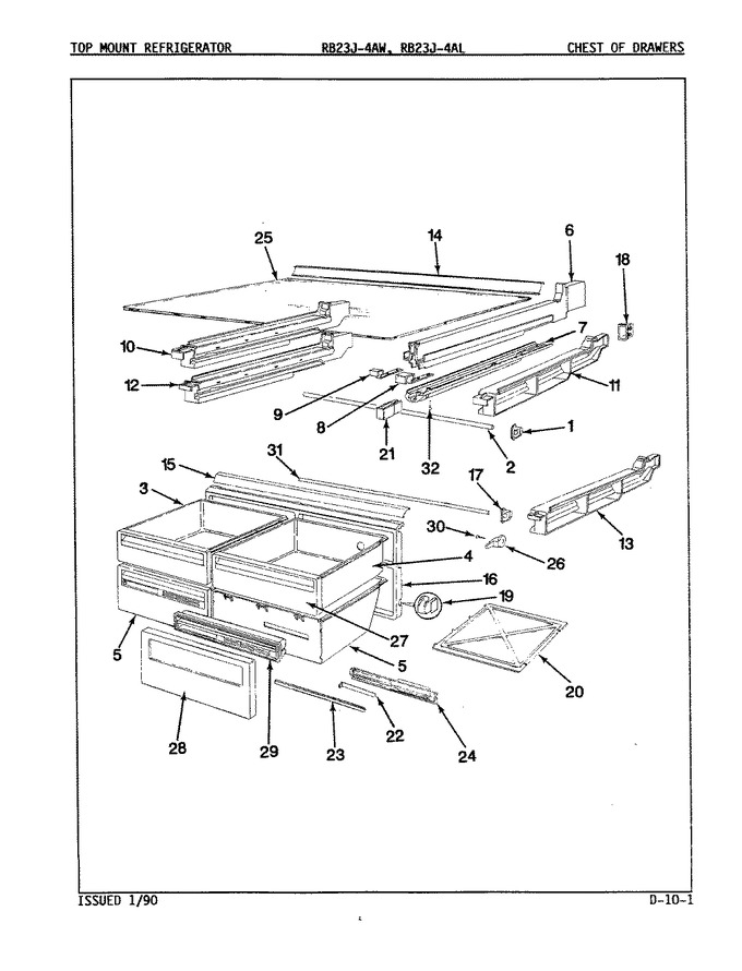 Diagram for RB23JA-4AL (BOM: 9A88A)