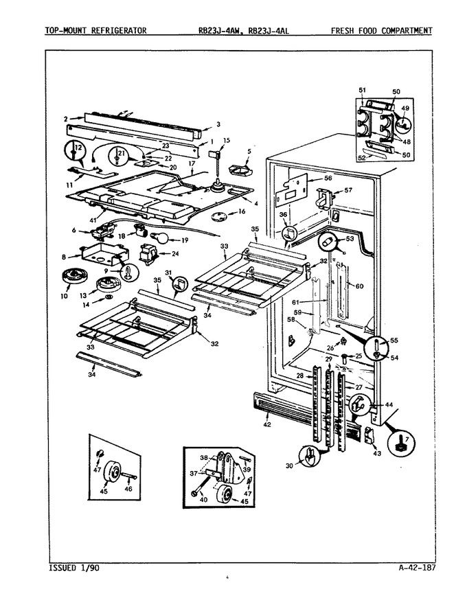 Diagram for RB23JA-4AW (BOM: 9A85A)