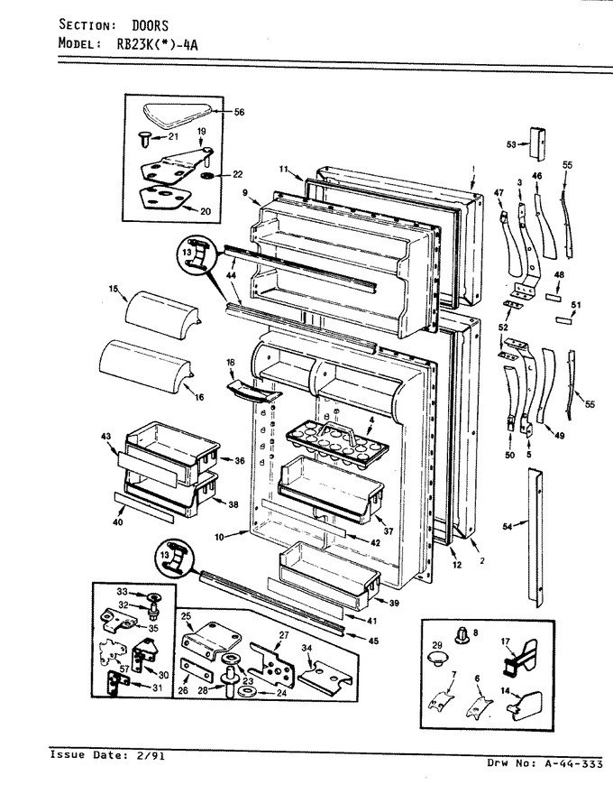 Diagram for RB23KA-4A (BOM: AG95D)