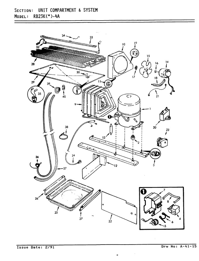 Diagram for RB23KN-4A (BOM: AG94B)