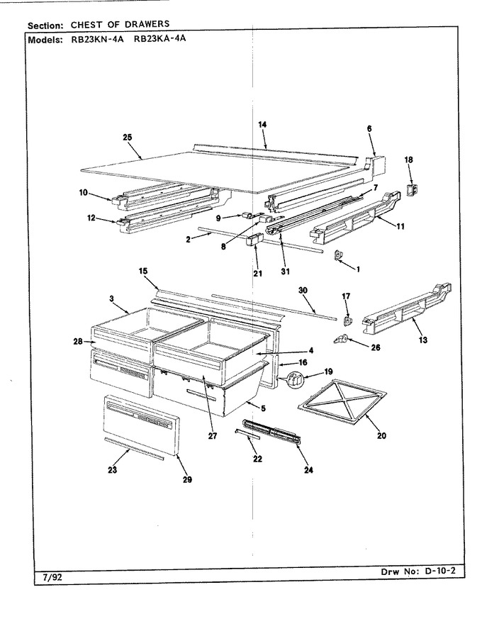 Diagram for RB23KN-4A (BOM: BG94A)