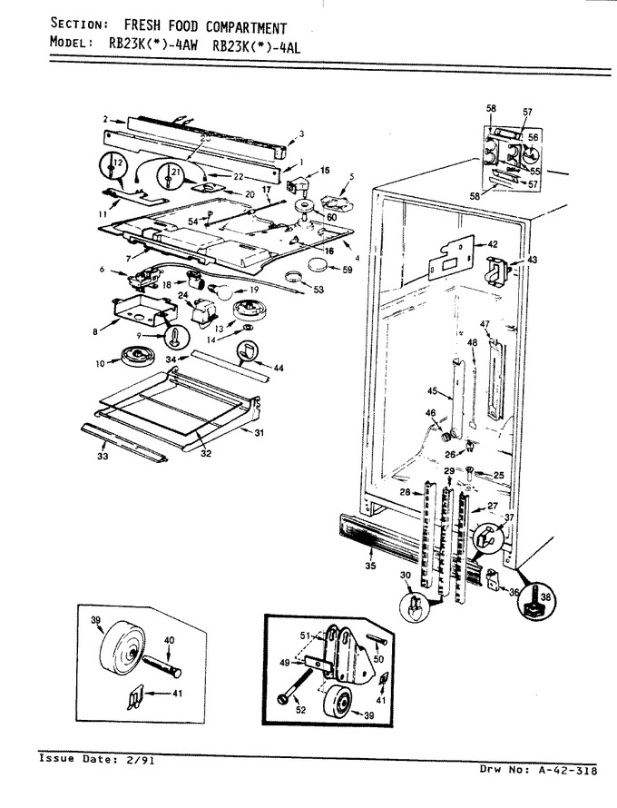 Diagram for RB23KA-4AW (BOM: BG97A)