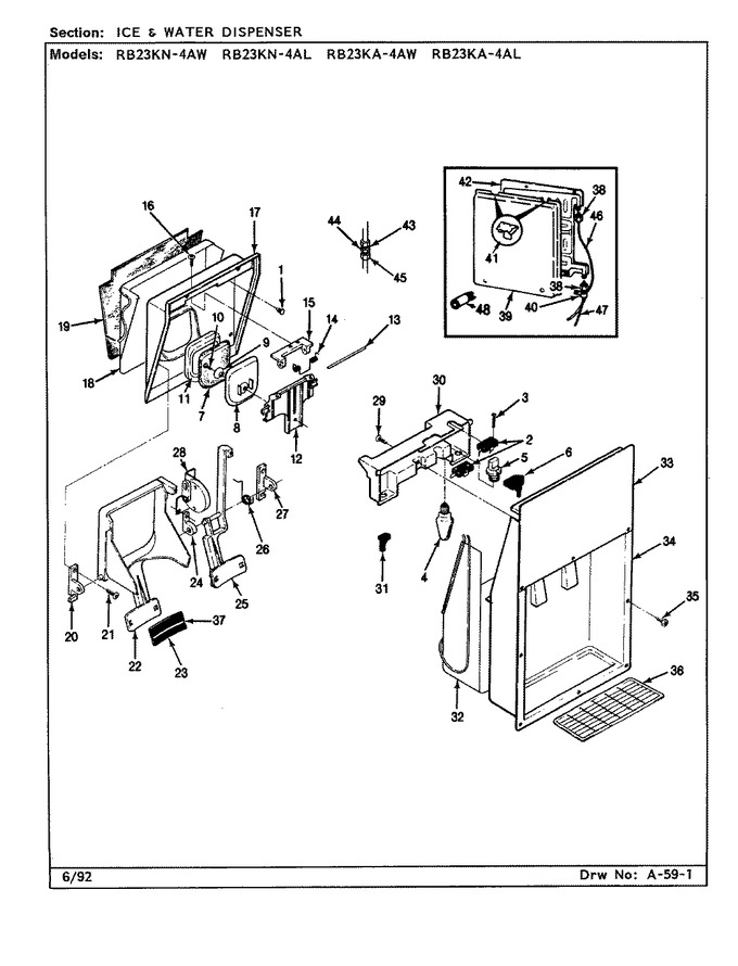 Diagram for RB23KN-4AL (BOM: BG96B)
