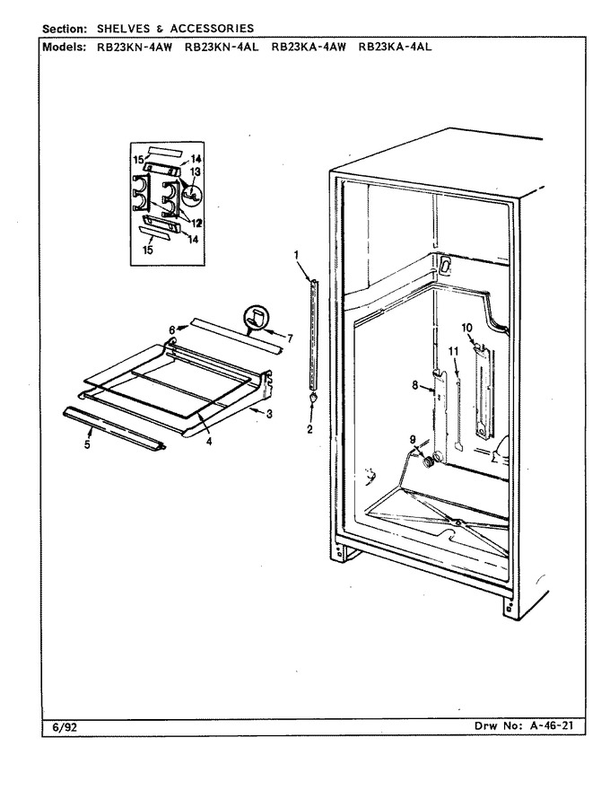Diagram for RB23KN-4AL (BOM: BG96B)