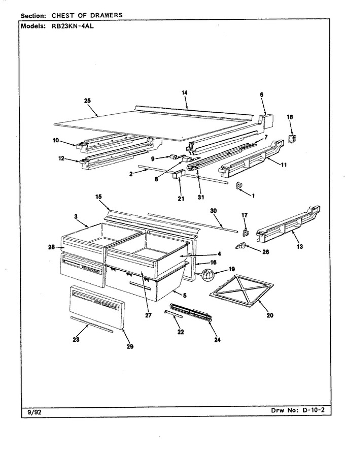 Diagram for RB23KN-4AL (BOM: CG96A)