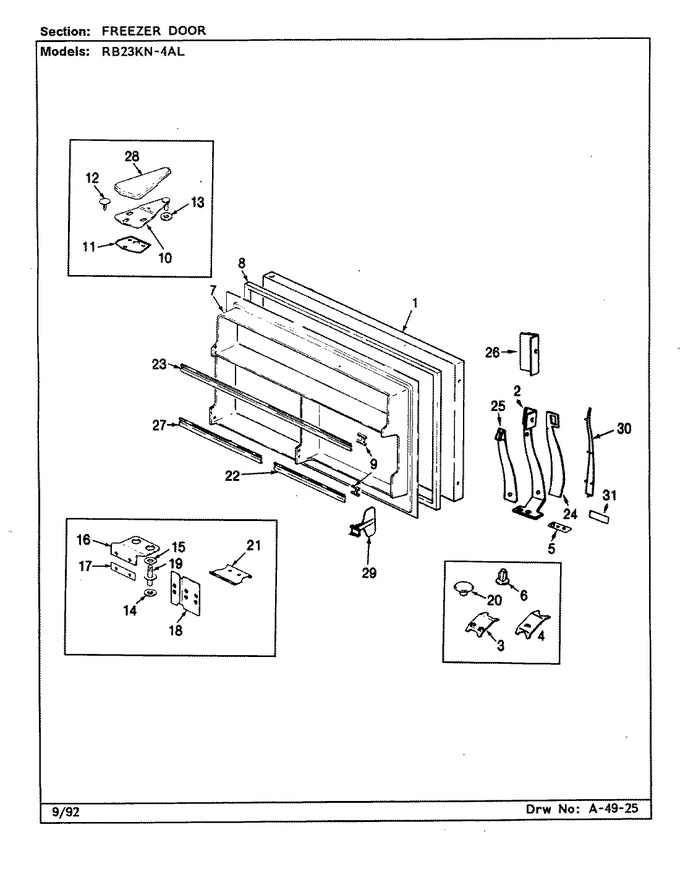 Diagram for RB23KN-4AL (BOM: CG96A)