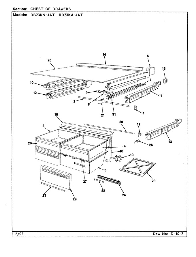 Diagram for RB23KN-4AT (BOM: CL94A)