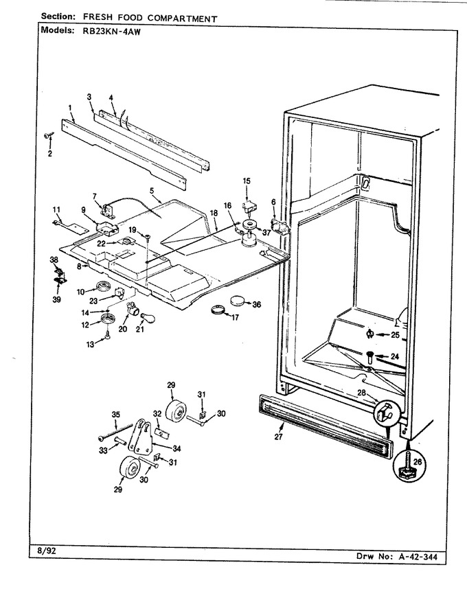 Diagram for RB23KN-4AW (BOM: CG97A)