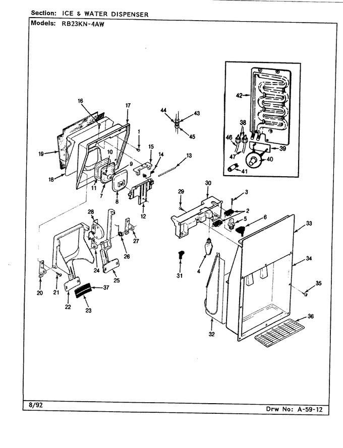 Diagram for RB23KN-4AW (BOM: CG97A)