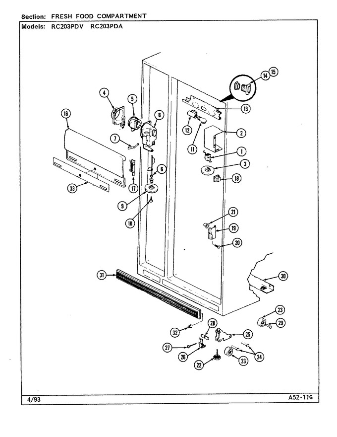 Diagram for RC203PDV (BOM: DS05A)