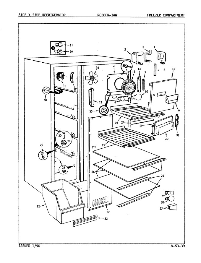 Diagram for RC20FA-3AW (BOM: 8N73A)