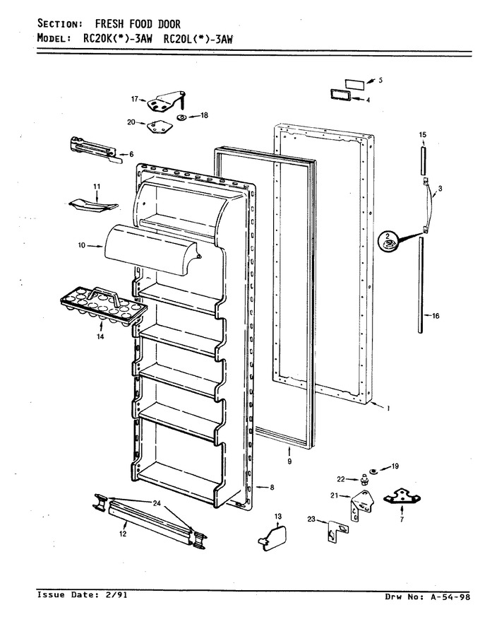 Diagram for RC20LA-3AW (BOM: BS09A)