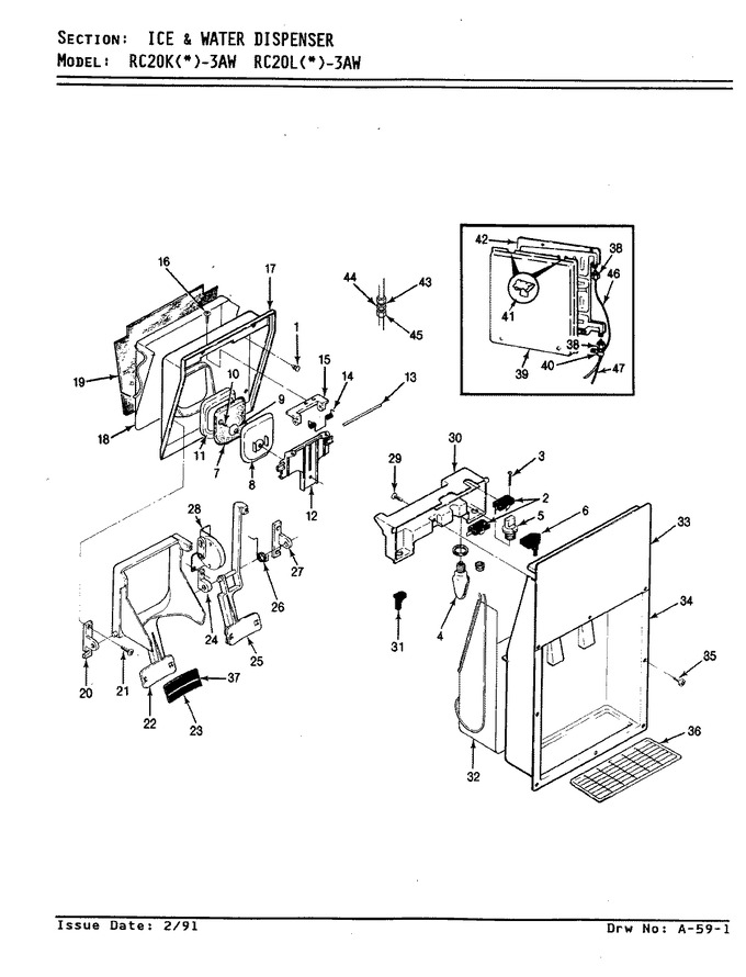 Diagram for RC20KN-3AW (BOM: AS09A)
