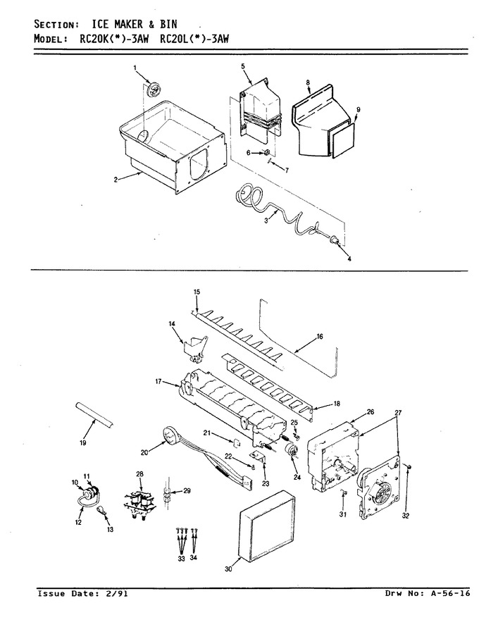 Diagram for RC20KN-3AW (BOM: AS09A)