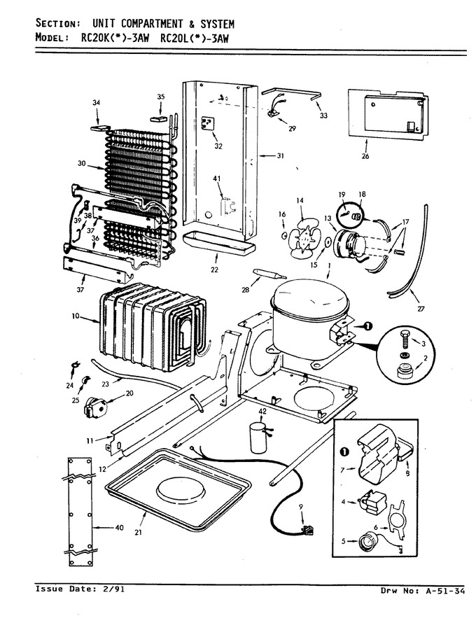 Diagram for RC20LA-3AW (BOM: BS09A)